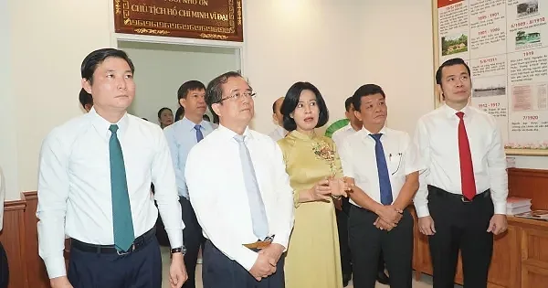 Sở Công Thương Tây Ninh khánh thành Không gian văn hóa Hồ Chí Minh