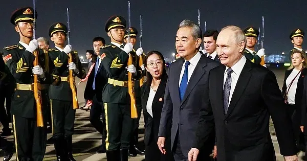 Tổng thống Nga Putin bắt đầu thăm Trung Quốc