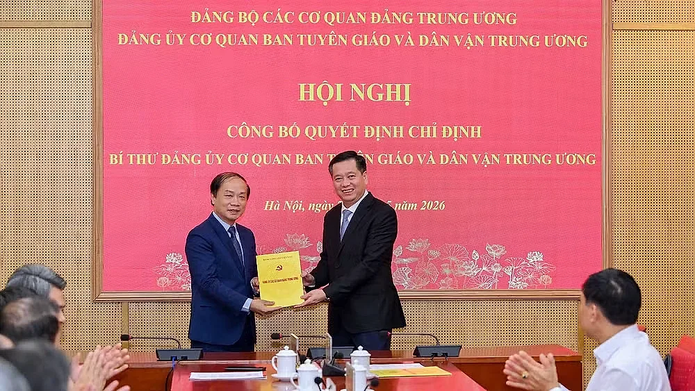 Đồng chí Phạm Tất Thắng giữ chức Bí thư Đảng ủy Cơ quan Ban Tuyên giáo và Dân vận Trung ương — Hà Nội