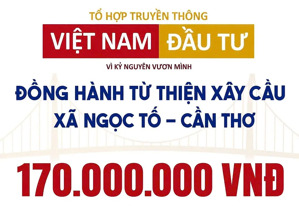 Tổ hợp Truyền thông Việt Nam Đầu Tư chung tay xây cầu từ thiện tại Cần Thơ