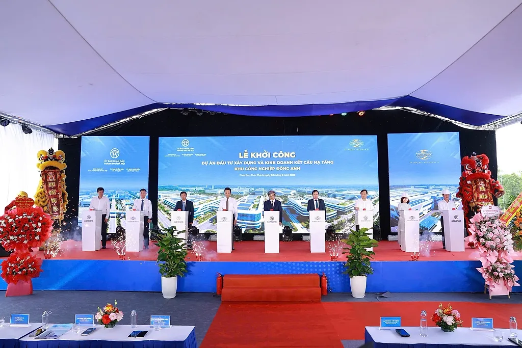 Khởi công Dự án Khu công nghiệp Đông Anh – Không gian công nghiệp thế hệ mới tại cực tăng trưởng phía Bắc Thủ đô