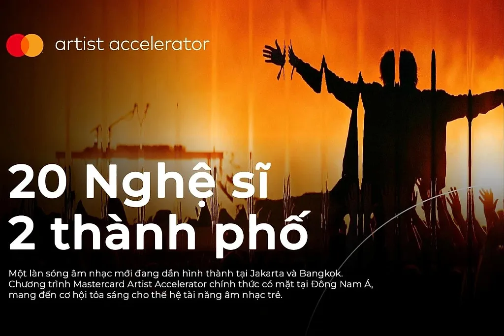Mastercard triển khai chương trình Artist Accelerator tại Đông Nam Á nhằm bồi dưỡng tài năng âm nhạc trẻ