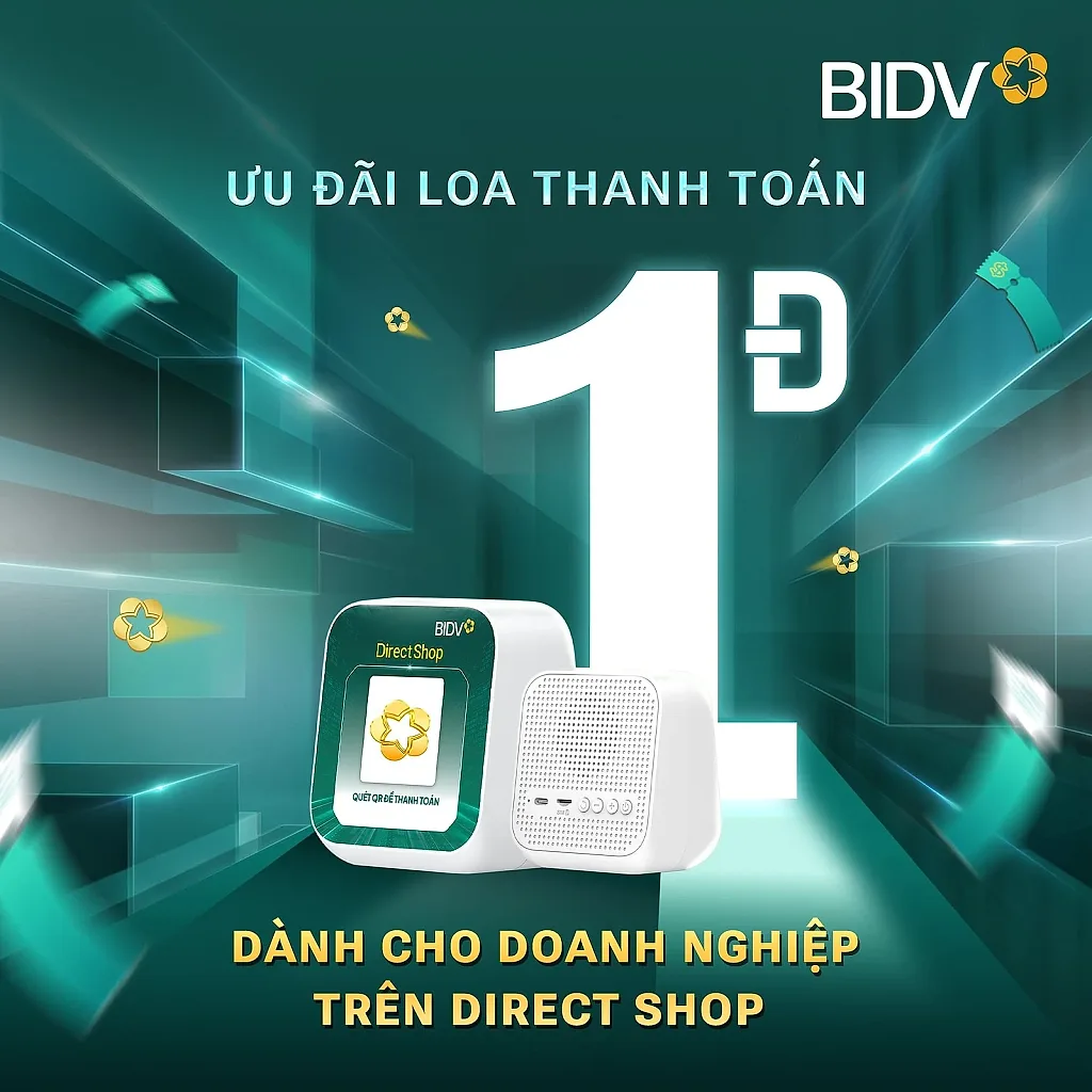 BIDV Direct Shop - Một nền tảng, trọn tiện ích bán hàng