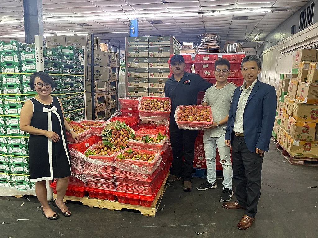 Vải thiều tươi Việt Nam tiếp tục chinh phục người tiêu dùng Hoa Kỳ