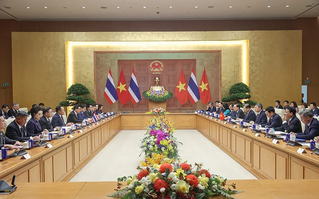 Thủ tướng Lê Minh Hưng hội đàm với Thủ tướng Thái Lan: Hướng tới kim ngạch thương mại song phương 50 tỷ USD