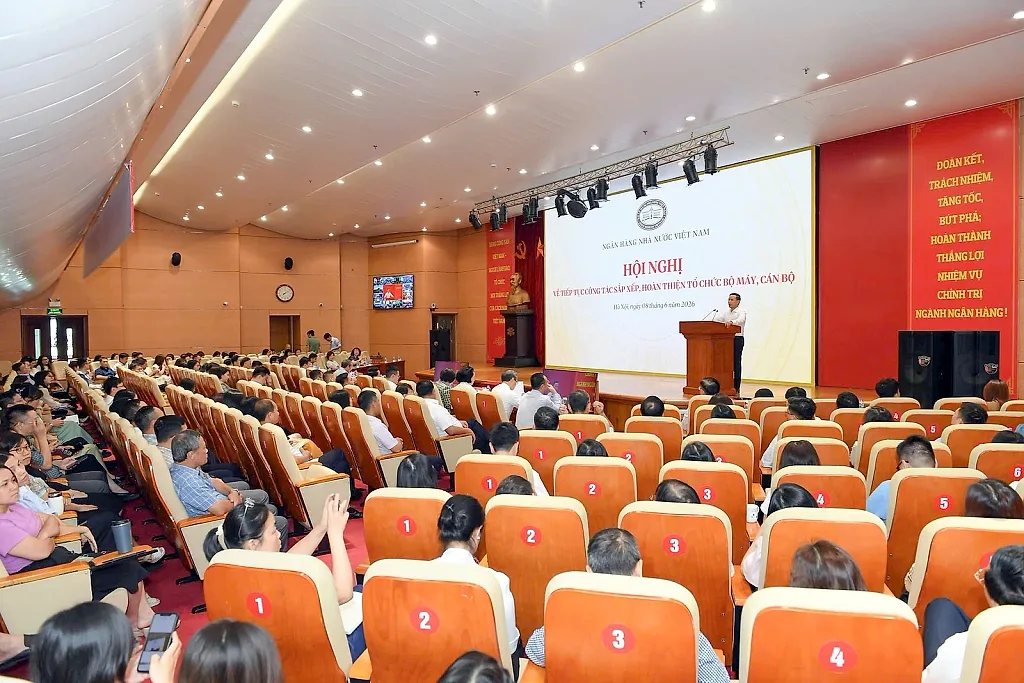 Tiếp tục kiện toàn cơ cấu tổ chức bộ máy Ngân hàng Nhà nước Việt Nam