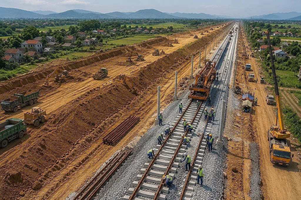 Một tỉnh có hơn 95 km đường sắt tốc độ cao đi qua đang tăng tốc giải phóng mặt bằng