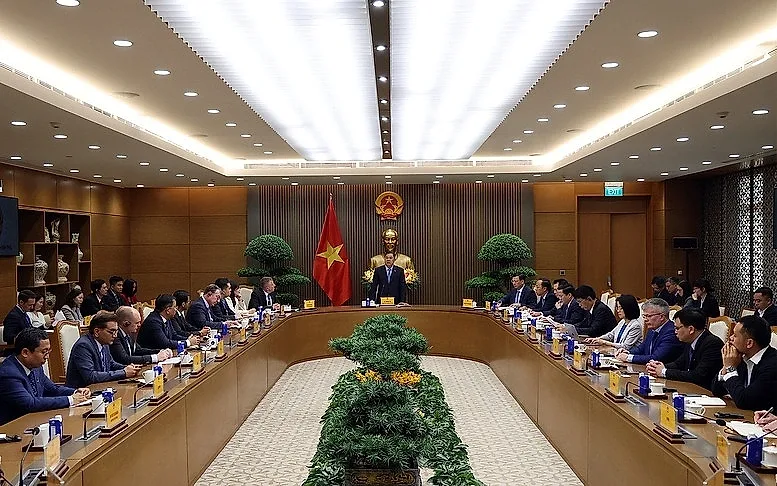 Phó Thủ tướng Thường trực Phạm Gia Túc làm việc với Hội đồng Năng lượng gió toàn cầu