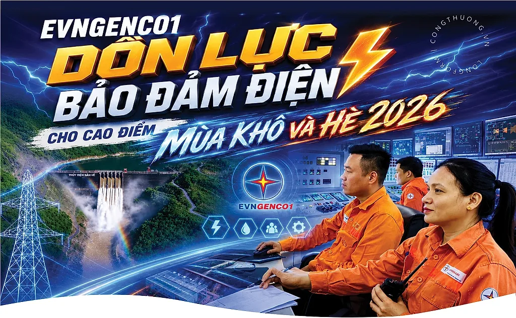 EVNGENCO1 dồn lực bảo đảm điện cho cao điểm mùa khô và hè 2026