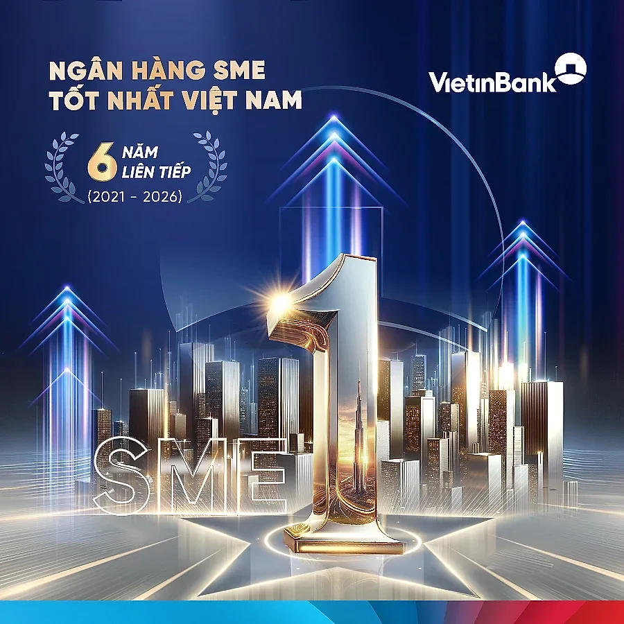 VietinBank 6 năm liên tiếp khẳng định vị thế ngân hàng SME hàng đầu Việt Nam