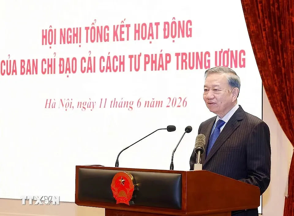 Tổng Bí thư, Chủ tịch nước Tô Lâm: Cải cách tư pháp giai đoạn mới, bảo vệ công lý và kiến tạo niềm tin- Ảnh 2.