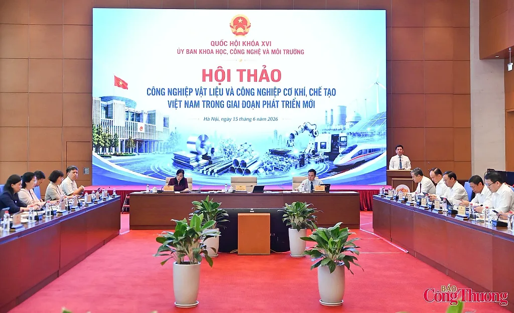 Hội thảo “Công nghiệp vật liệu và Công nghiệp cơ khí, chế tạo Việt Nam trong giai đoạn mới”