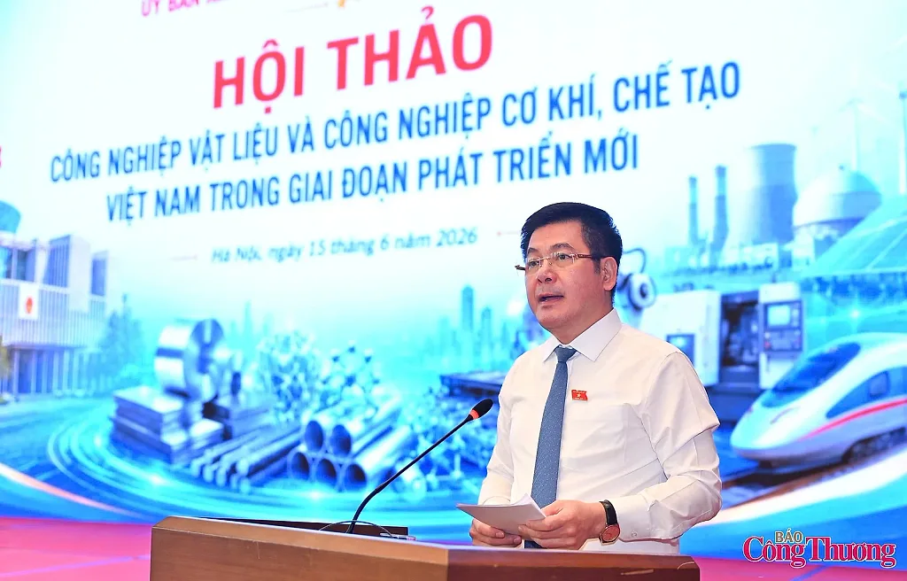Phó Chủ tịch Quốc hội Nguyễn Hồng Diên: Cần chính sách đủ mạnh để công nghiệp vật liệu, cơ khí bứt phá