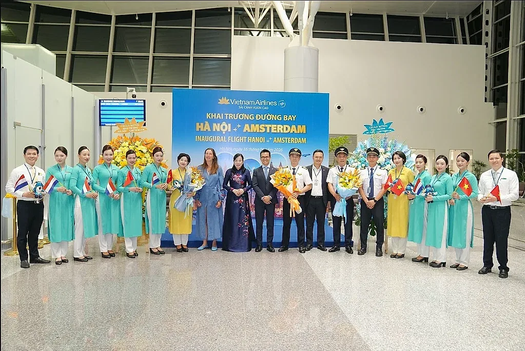 Vietnam Airlines khai thác đường bay thẳng Hà Nội - Amsterdam