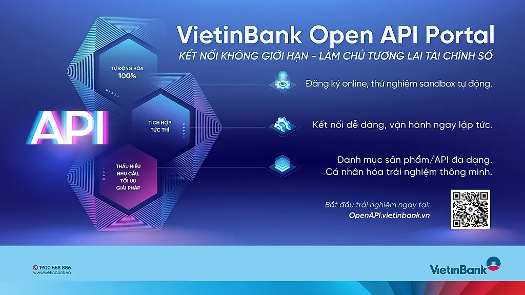 VietinBank Open API Portal phiên bản mới: Đón đầu xu hướng tài chính số thông minh