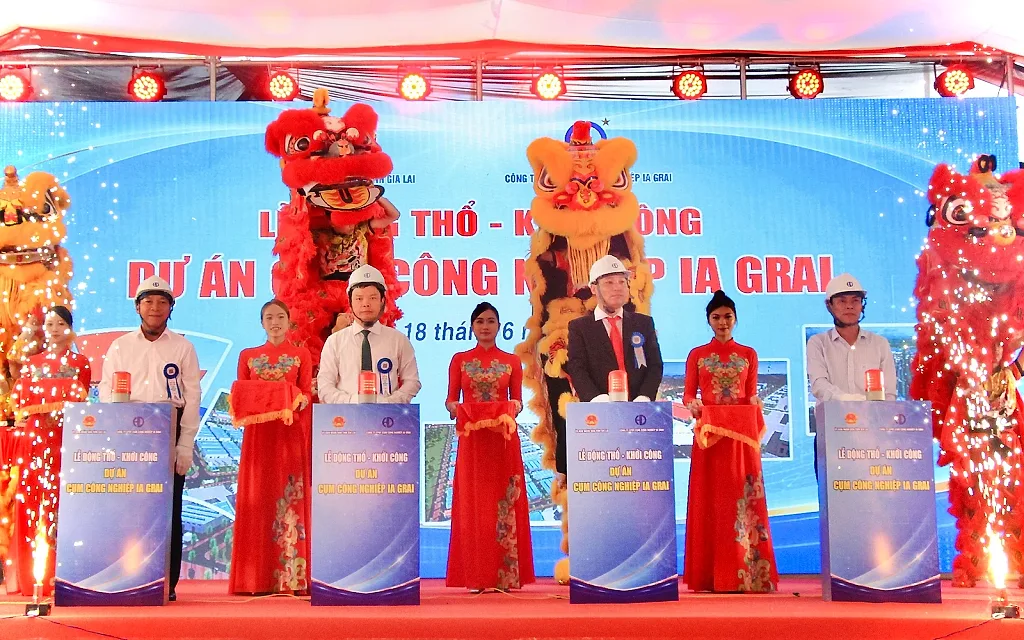 Gia Lai động thổ Cụm công nghiệp Ia Grai, tổng vốn hơn 226 tỷ đồng
