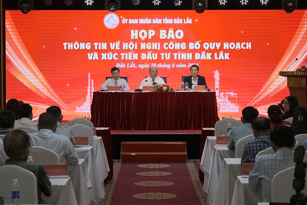 Đắk Lắk thông tin về Hội nghị Công bố Quy hoạch và Xúc tiến đầu tư 2026