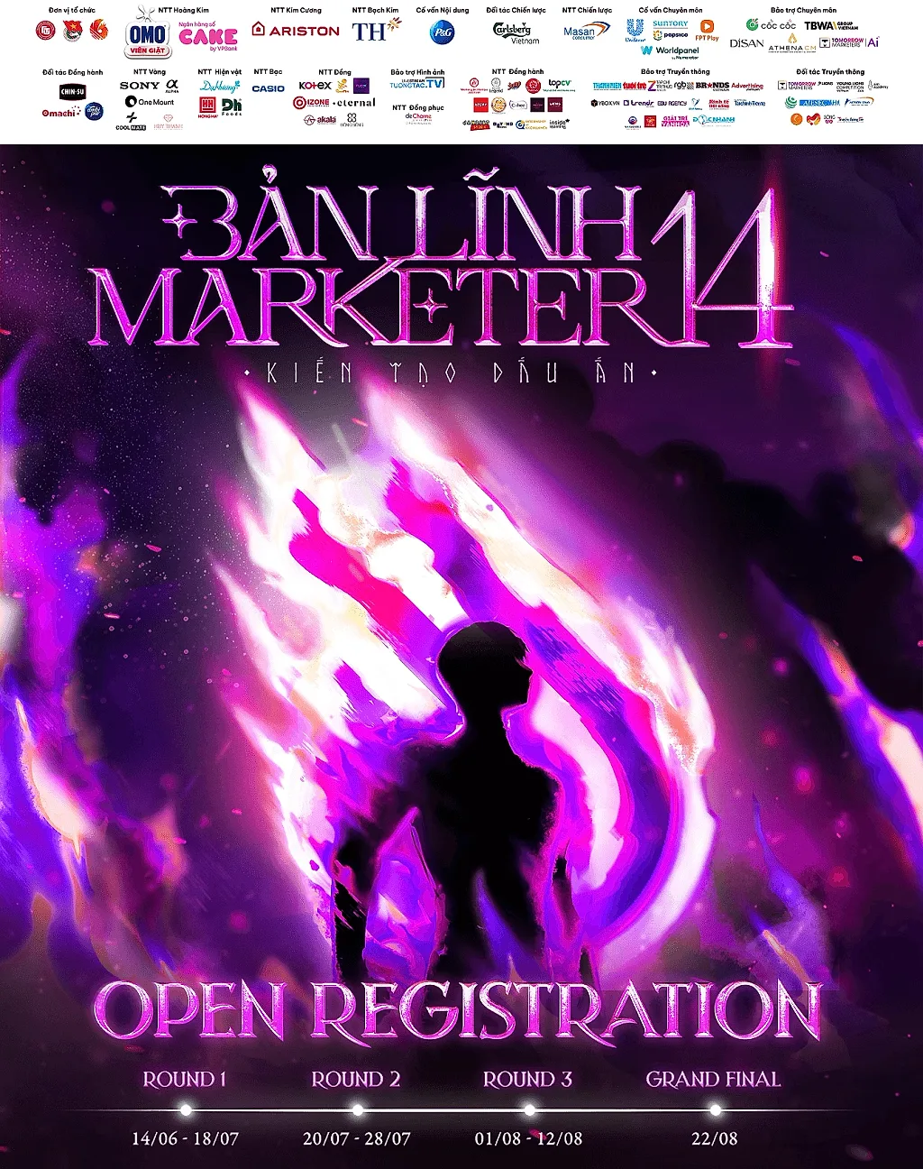 Bản lĩnh Marketer 14 chính thức công bố thể lệ, mở cổng đăng ký dự thi