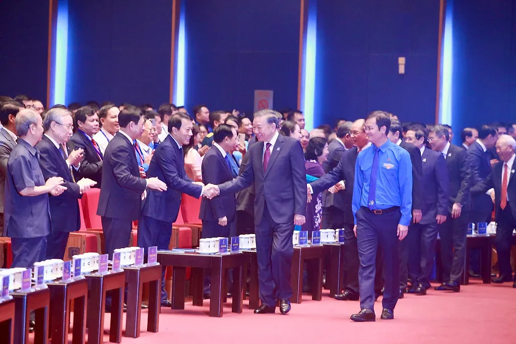 Tổng Bí thư, Chủ tịch nước Tô Lâm dự phiên trọng thể Đại hội Đoàn TNCS Hồ Chí Minh lần thứ XIII