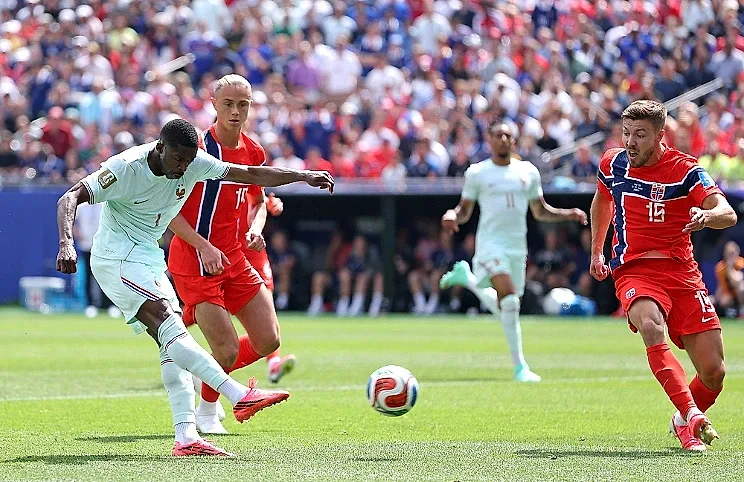 Dembele lập hat-trick, đội tuyển Pháp thắng đậm Na Uy