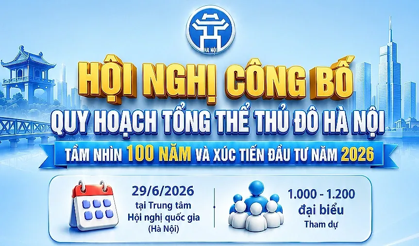 Infographic | Hội nghị công bố Quy hoạch tổng thể Thủ đô Hà Nội