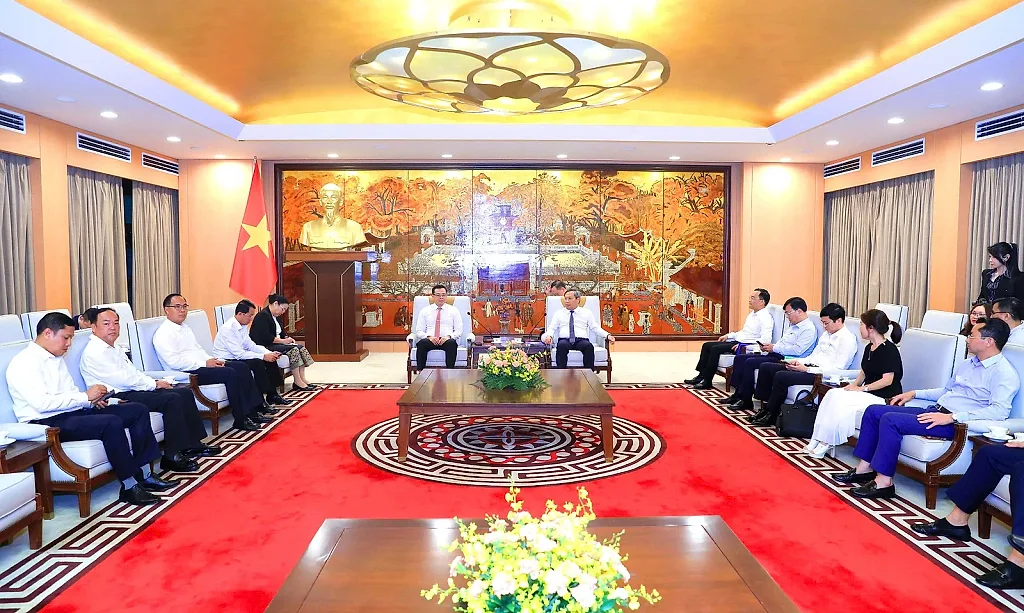 Hà Nội và Khăm Muồn mở rộng hợp tác đầu tư, thương mại