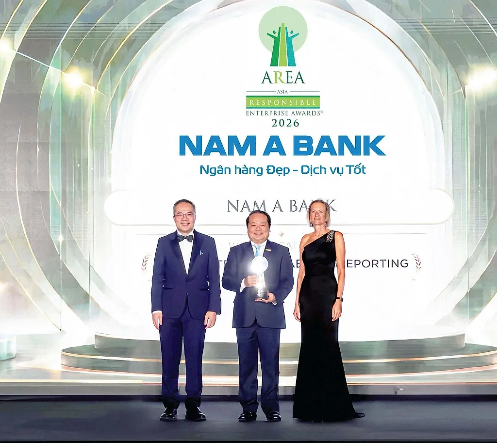 Nam A Bank nhận giải thưởng quốc tế về báo cáo phát triển bền vững