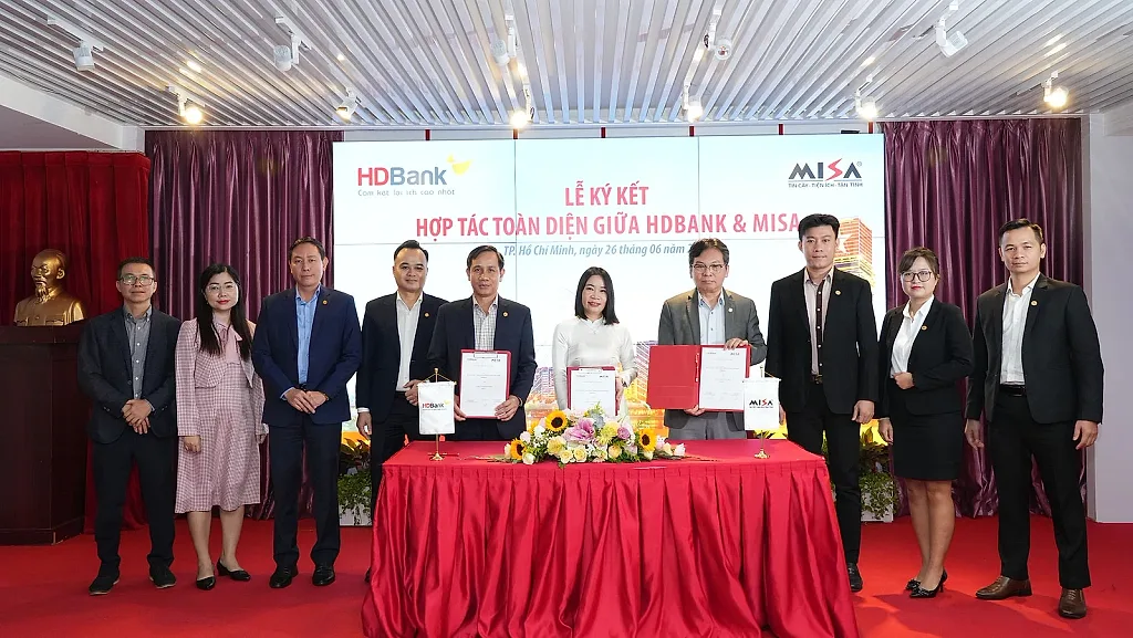 HDBank hợp tác MISA, kết nối tài chính số với hơn nửa triệu doanh nghiệp và hộ kinh doanh