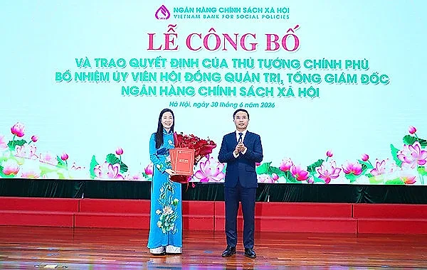 Công bố Quyết định bổ nhiệm Ủy viên Hội đồng quản trị, Tổng Giám đốc Ngân hàng Chính sách xã hội