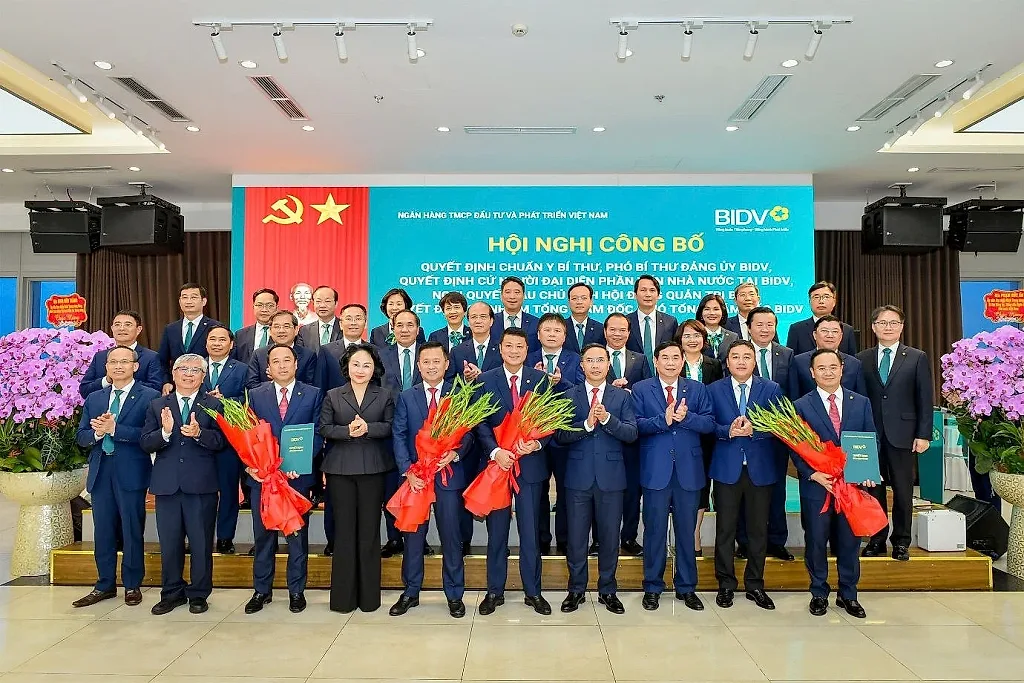 BIDV công bố quyết định nhân sự cấp cao
