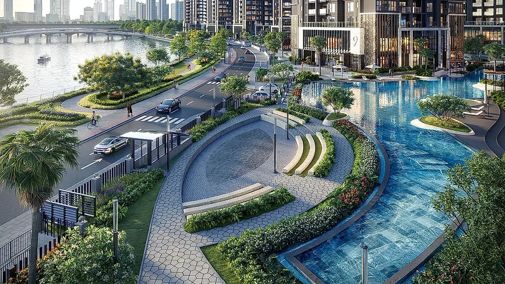 Cloud9 Tower - tháp 9 mở ra chuẩn sống bên sông tại The Privé