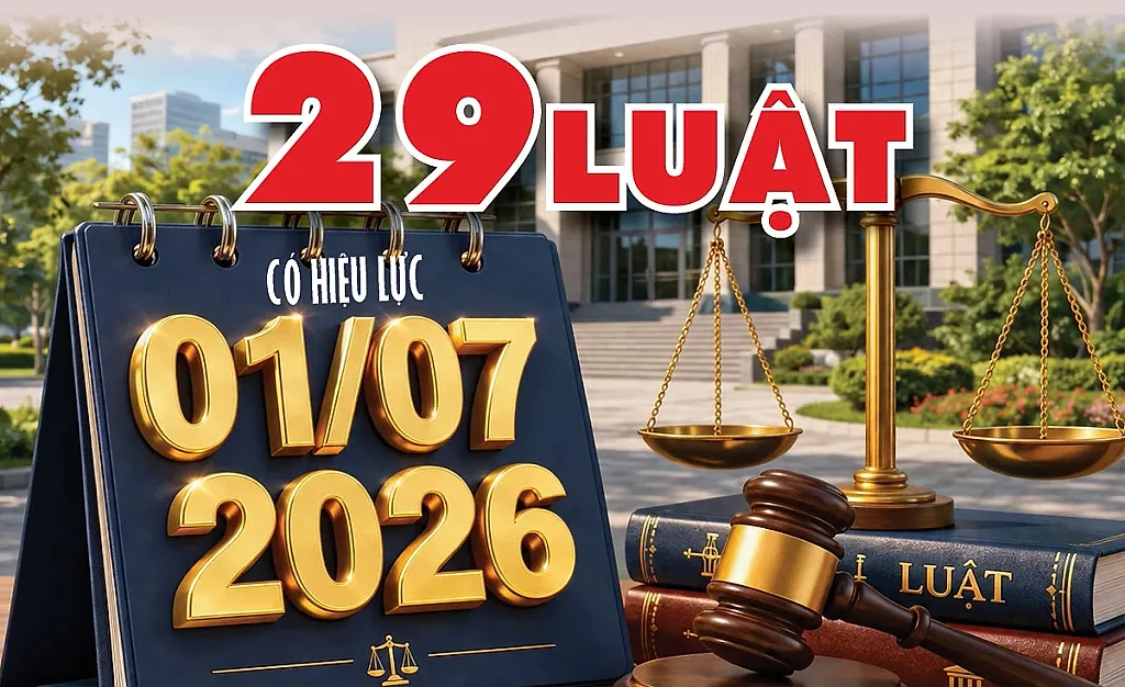 Infographic | 29 luật chính thức có hiệu lực từ ngày 1/7/2026