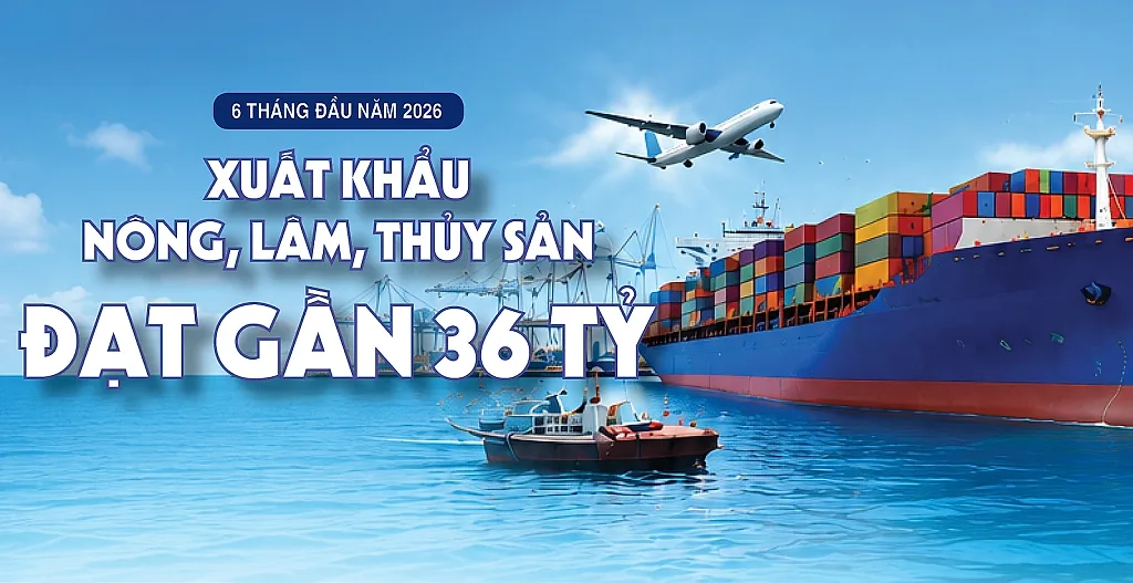 Infographic | Xuất khẩu nông, lâm, thủy sản đạt gần 36 tỷ USD