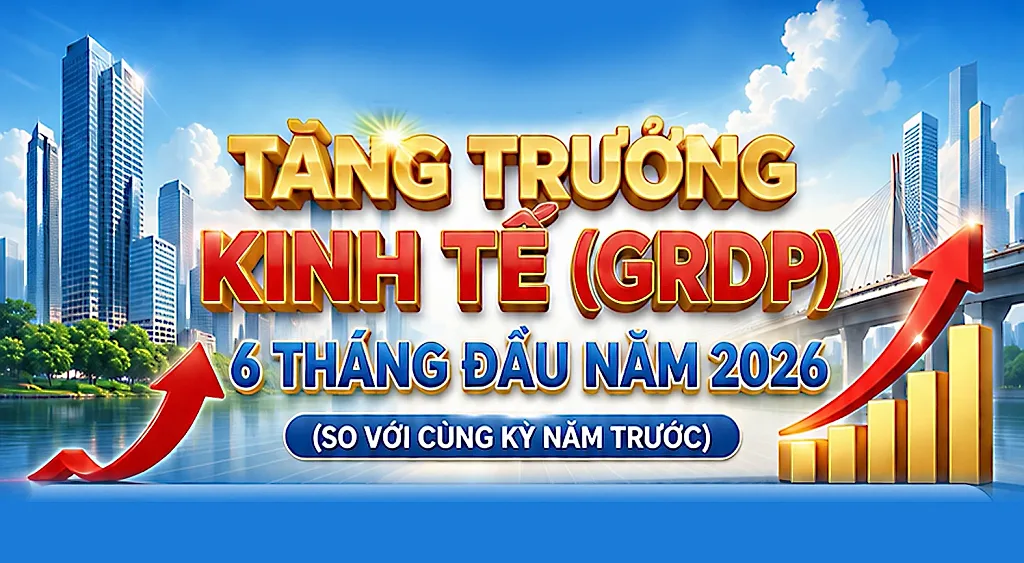 Infographic |  Hà Nội:  RDP 6 tháng đầu năm 2026 tăng 8,22%