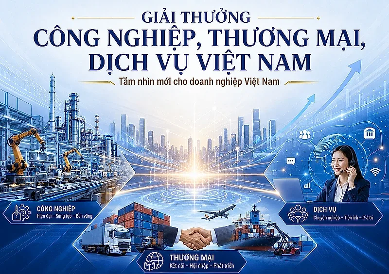 Giải thưởng Công nghiệp, Thương mại, Dịch vụ 2026: Nhận hồ sơ đến hết ngày 30/7