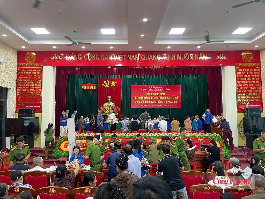Tuổi trẻ Hà Tĩnh tiếp sức thu nhận mẫu ADN thân nhân liệt sĩ