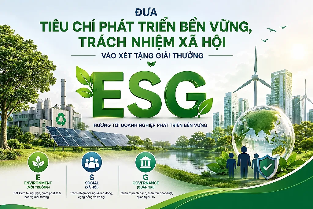Giải thưởng Công nghiệp, Thương mại, Dịch vụ Việt Nam: Áp dụng ESG là lợi thế quan trọng