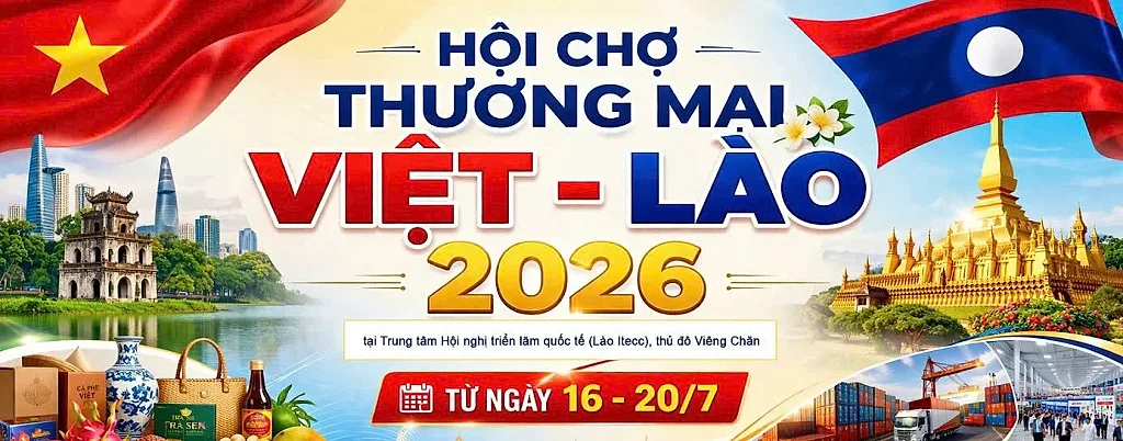 VIETLAO EXPO 2026 mở rộng không gian cho lĩnh vực công nghệ và giá trị gia tăng