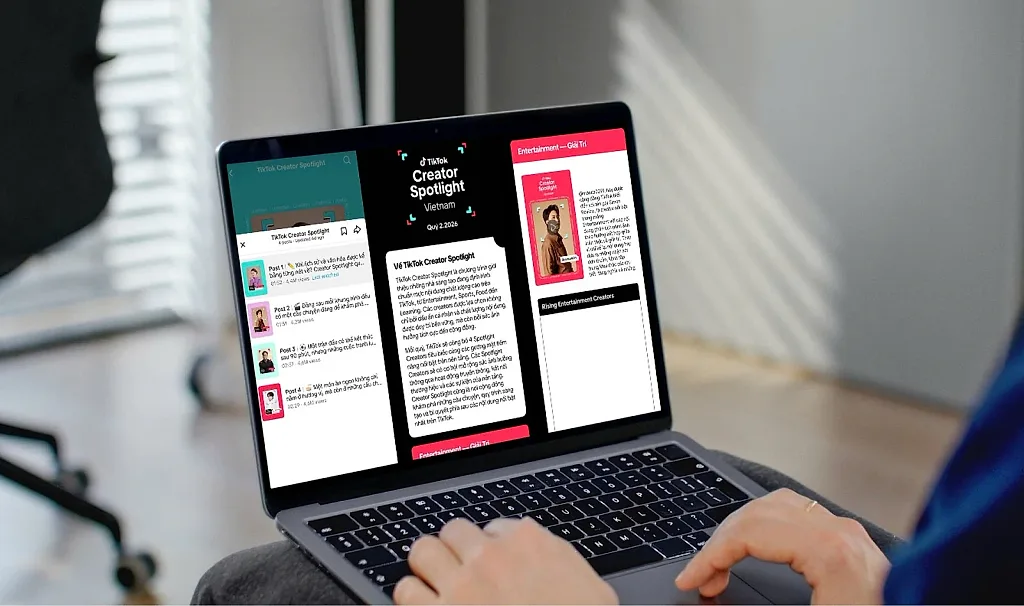 TikTok vinh danh 4 gương mặt sáng tạo nội dung video chất lượng