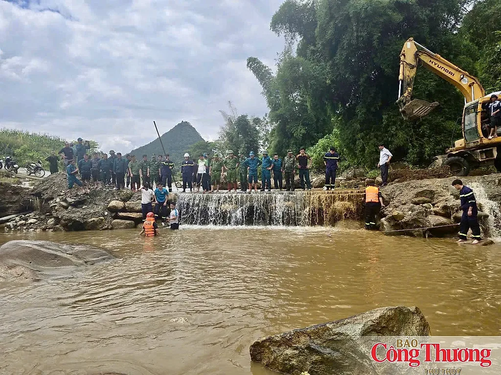 Lai Châu: Tìm thấy nạn nhân bị cuốn trôi khi đi qua đập tràn