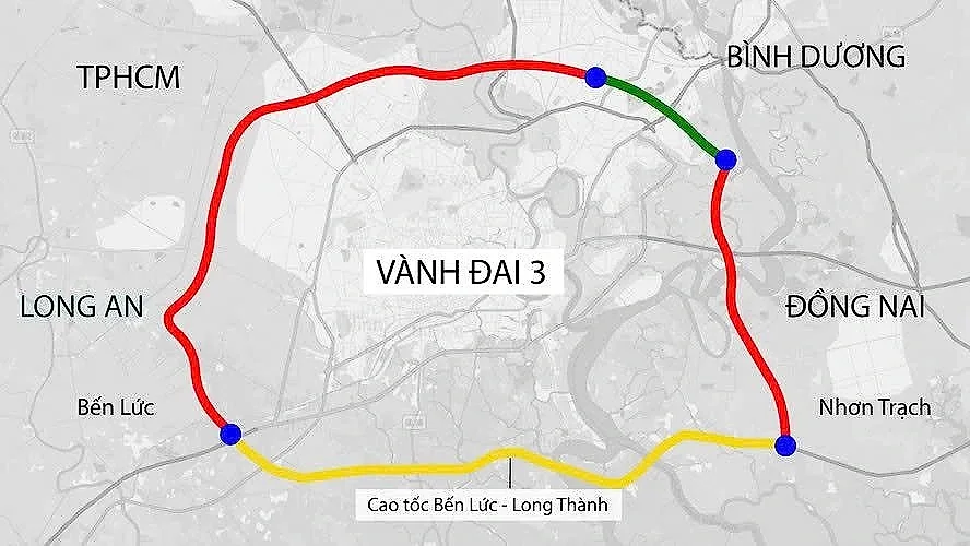 Đề xuất đầu tư hoàn thiện Vành đai 3 TP. Hồ Chí Minh lên 8 làn xe