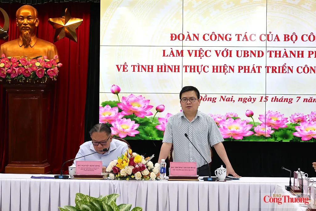 Thứ trưởng Trương Thanh Hoài: Đồng Nai cần tăng trưởng công nghiệp theo chiều sâu, chọn lọc FDI