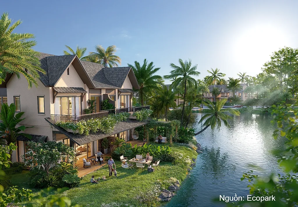 Ecopark ra mắt biệt thự đảo The Palm Island tại đại đô thị xanh lớn nhất miền Trung