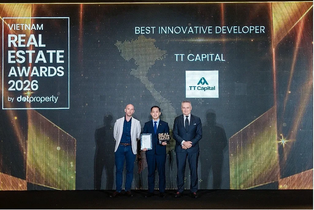 TT Capital được vinh danh “Nhà phát triển Bất động sản đổi mới sáng tạo tốt nhất Việt Nam 2026”