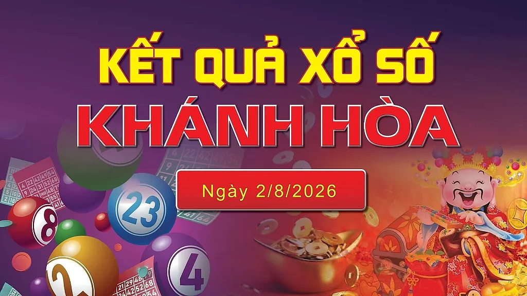 XSKH 2/8, kết quả xổ số Khánh Hòa hôm nay 2/8/2026, KQXSKH 2/8
