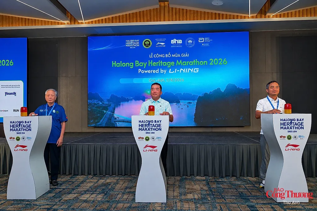 Giải Marathon Quốc tế Di sản Hạ Long 2026 sẽ diễn ra tháng 11/2026