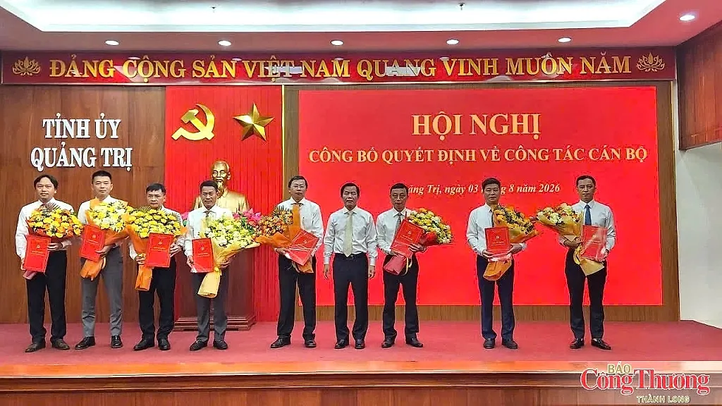 Quảng Trị điều động, bổ nhiệm 8 cán bộ lãnh đạo — Tỉnh ủy Quảng Trị