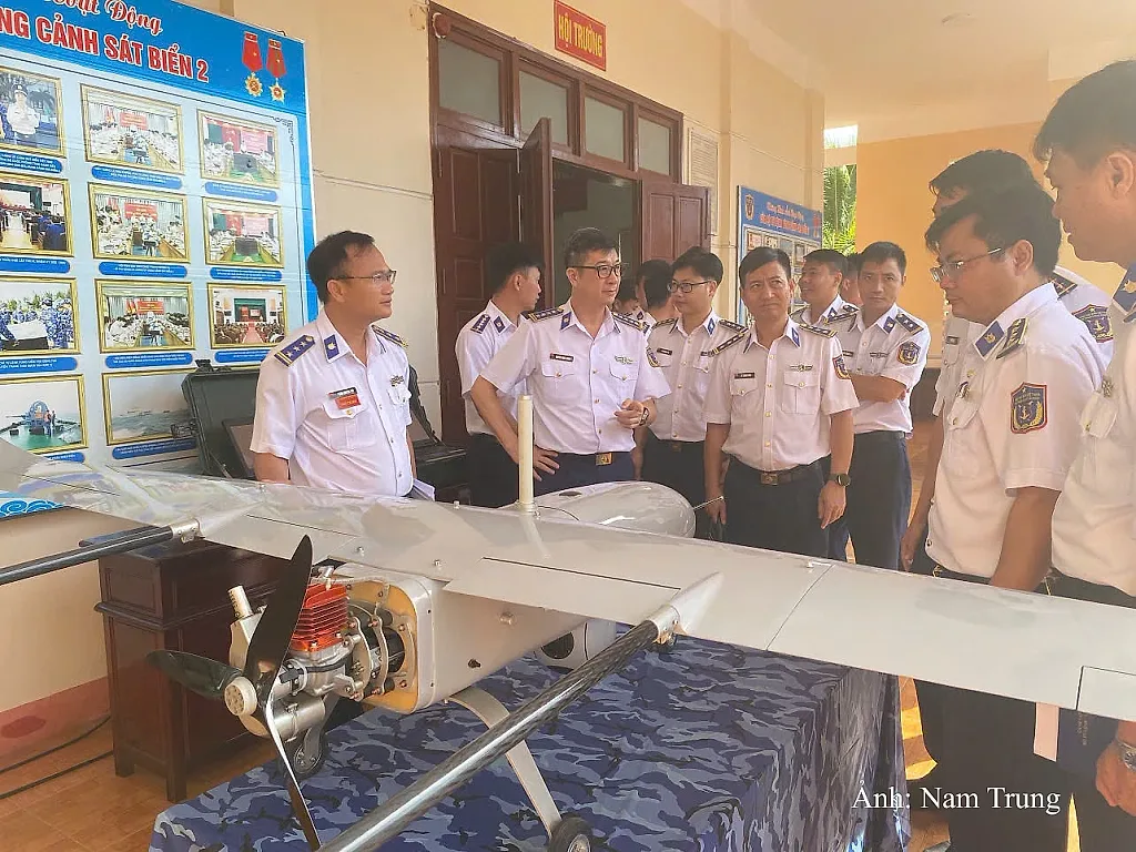 Vùng Cảnh sát biển 2 thành lập Trung đội Phương tiện không người lái