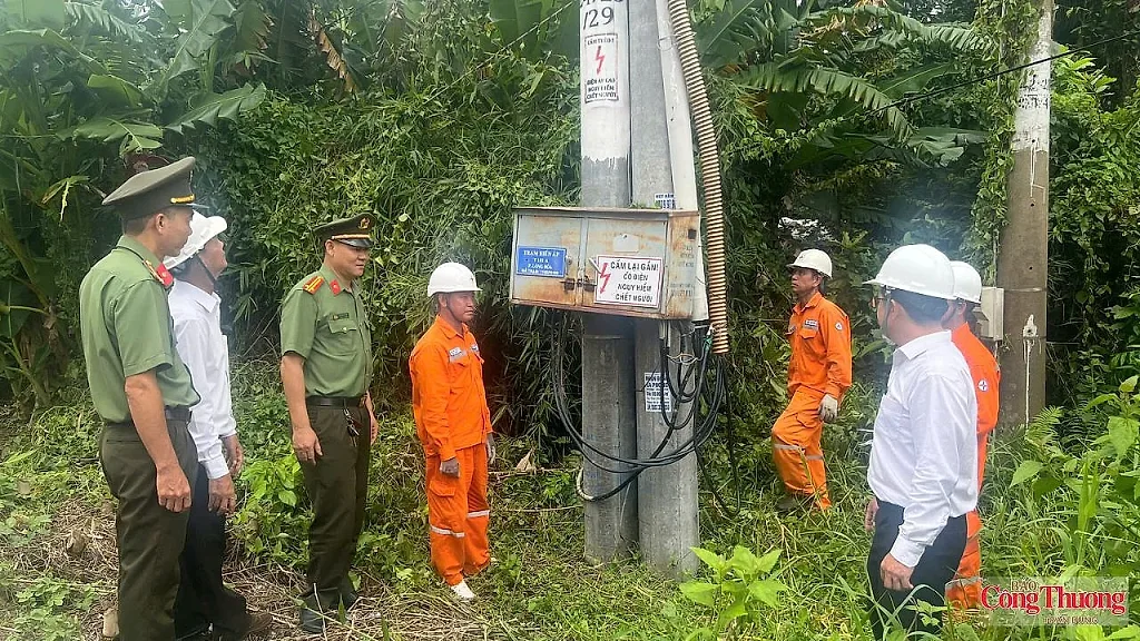 Điện lực Cần Thơ cảnh báo tình trạng trộm cắp vật tư, thiết bị điện