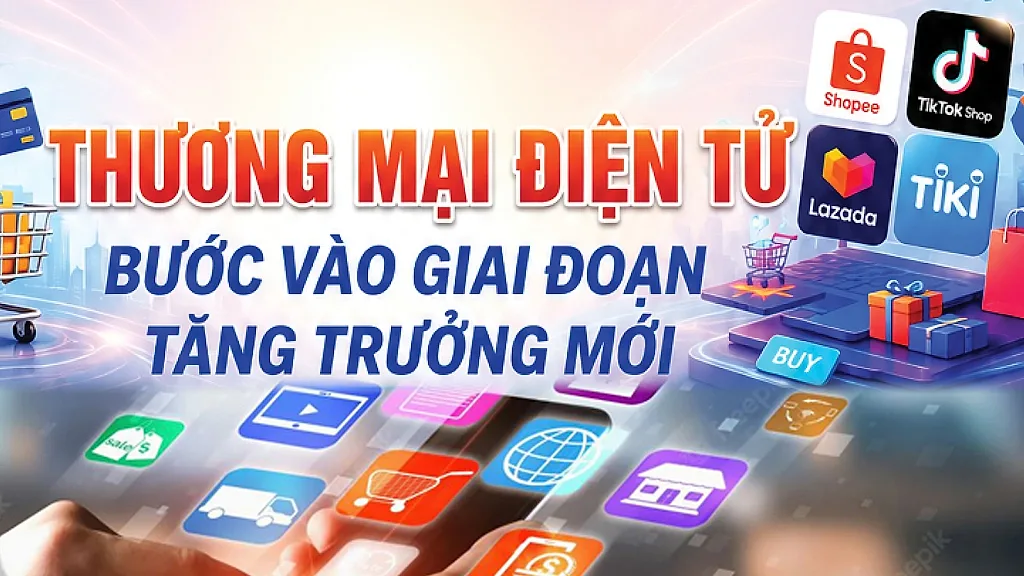 Infographic | Thương mại điện tử bước vào giai đoạn tăng trưởng mới